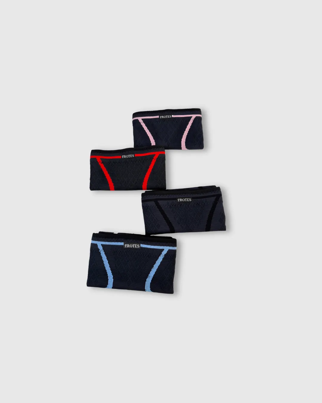 دعامة للركبة والمرفق - أزرق أسود