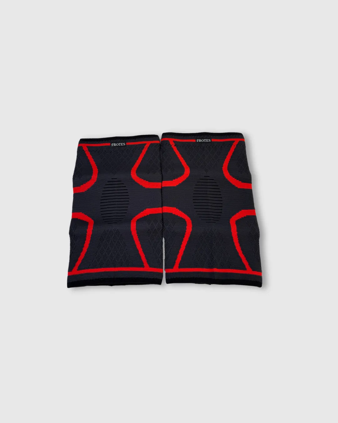 دعامة للركبة والمرفق - أحمر أسود